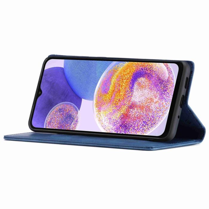 Bild 4, LC.IMEEKE LC.IMEEKE Samsung Galaxy A23 5G Fodral Flip Läder Blå - Teknikhallen.se