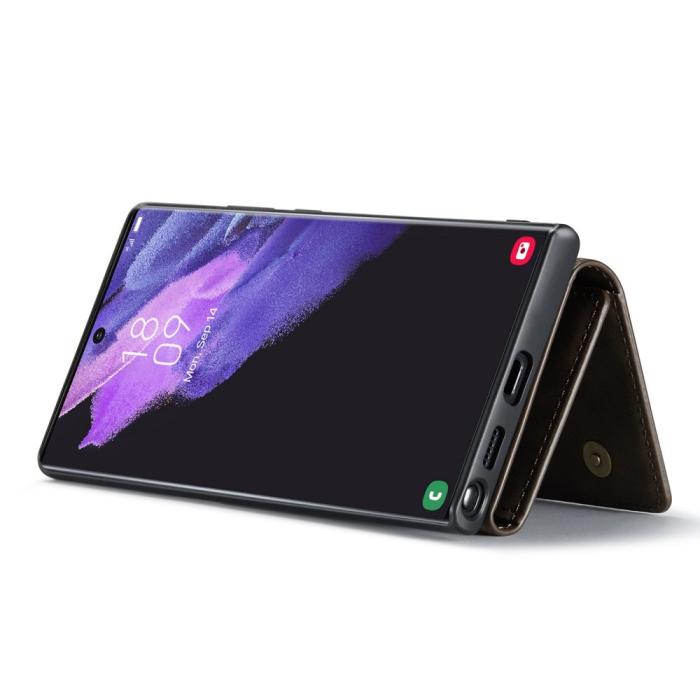 Bild 2, DG.MING DG.MING Galaxy S23 Ultra Skal Med Magnetisk Plånbok Brun - Teknikhallen.se