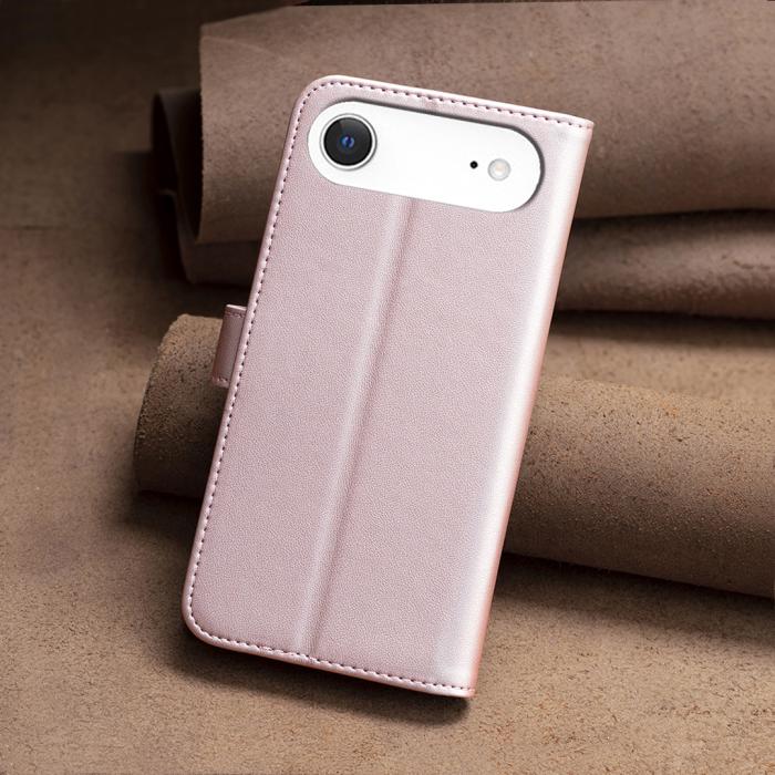 Bild 5, BINFEN BINFEN iPhone Air Fodral Läder Roséguld - Teknikhallen.se