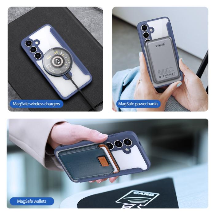 Bild 4, DUX DUCIS DUX DUCIS Galaxy S25 Plus Fodral MagSafe Skin X Pro Blå - Teknikhallen.se