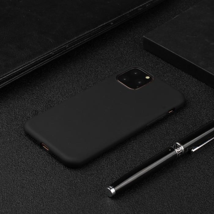 Bild 4,  iPhone 15 Pro Skal Frostad TPU Svart - Teknikhallen.se