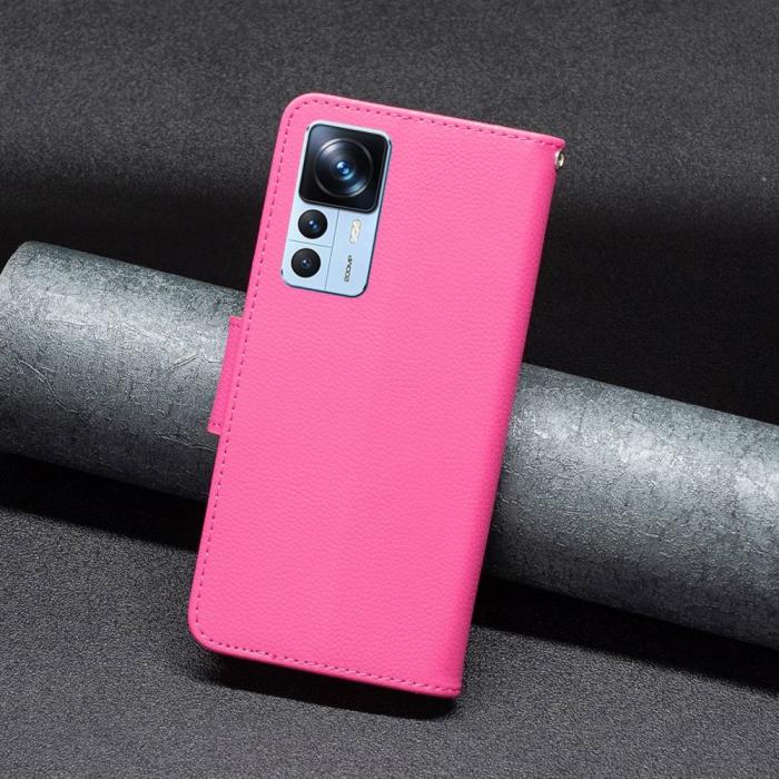 Bild 5,  Xiaomi 12T / 12T Pro Fodral Shark Litchi Rosa - Teknikhallen.se