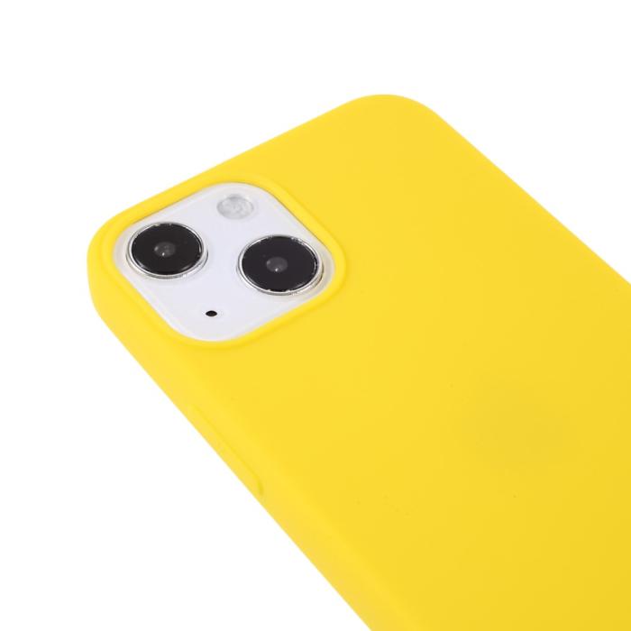 Bild 6,  iPhone 13 - Matt TPU Skal - Gul - Teknikhallen.se