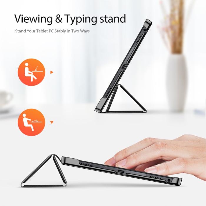 Bild 2, DUX DUCIS DUX DUCIS Lenovo Tab P11 Gen 2 Fodral DOMO Tri-Fold Svart - Teknikhallen.se