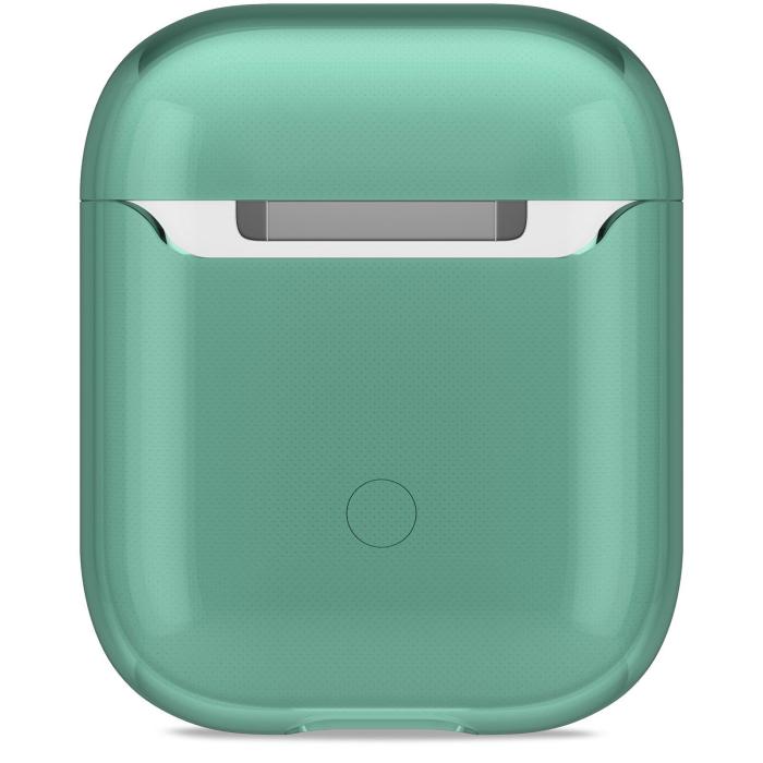 Bild 2, holdit holdit Apple AirPods Nygård Skal Seethru Moss Green - Teknikhallen.se
