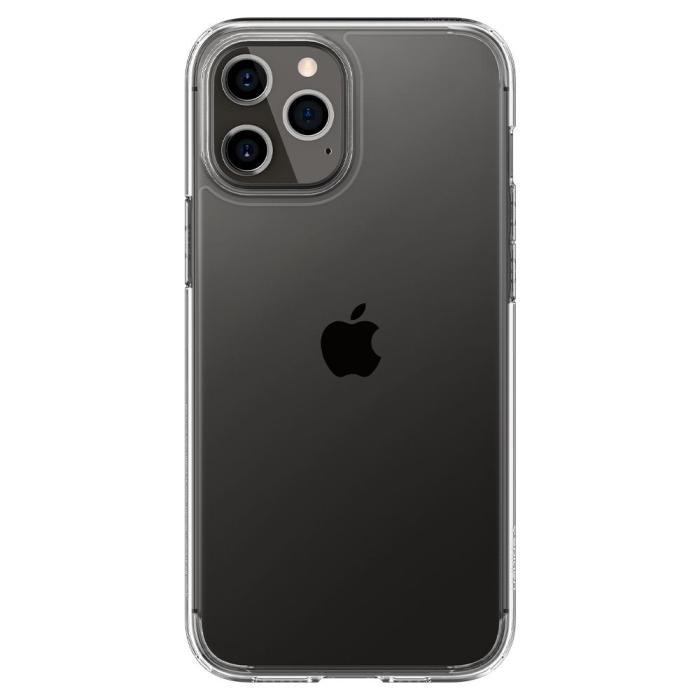 Bild 2, Spigen Spigen iPhone 12 / 12 Pro Skal Ultra Hybrid Crystal Clear - Teknikhallen.se
