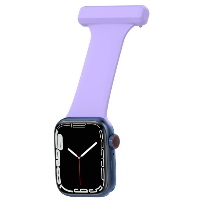 Bild 4,  Apple Watch 38/40/41/42 mm Rem Sjuksköterska Lila - Teknikhallen.se