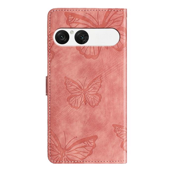 Bild 2,  Sony Xperia 10 VII Fodral Fjäril Tryck Rosa - Teknikhallen.se