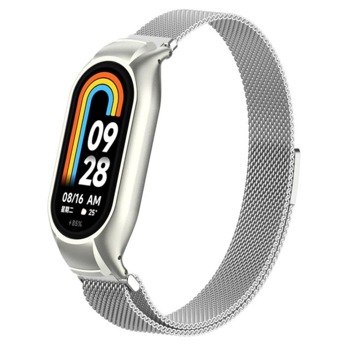 Bild 3,  Xiaomi Smart Band 8 Armband Milanese Loop Metall Silver - Teknikhallen.se