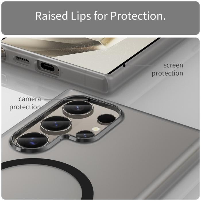Bild 6,  Samsung Galaxy S23 Ultra Skal MagSafe Slim Matt Svart - Teknikhallen.se