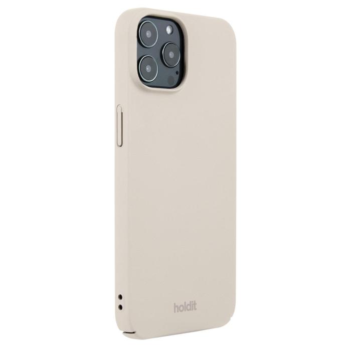 Bild 2, holdit holdit iPhone 12 / 12 Pro Mobilskal Slim Light Beige - Teknikhallen.se