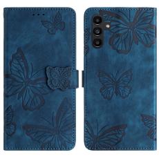  Samsung Galaxy A16 / A26 5G Fodral Fj&auml;rilar Bl&aring; - Teknikhallen.se