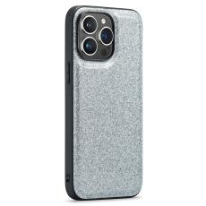 DG.MING DG.MING iPhone 12 / 12 Pro Skal L&auml;der Glitter Silver - Teknikhallen.se