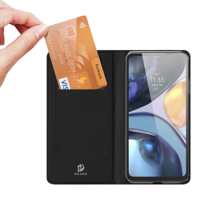 Bild 5, DUX DUCIS DUX DUCIS Motorola Moto G22 Fodral Skin Pro Svart - Teknikhallen.se