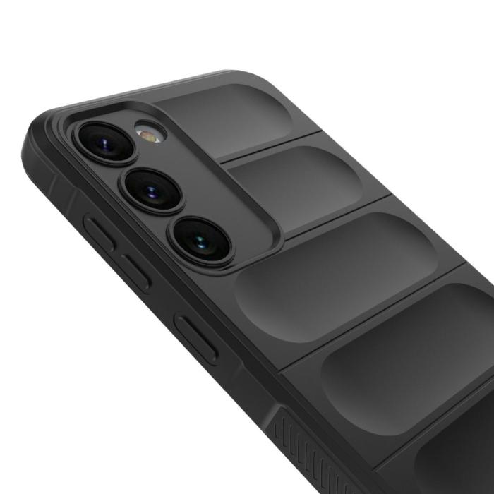 Bild 5,  Samsung Galaxy S23 Plus Skal Magic Shield Mörk Grå - Teknikhallen.se