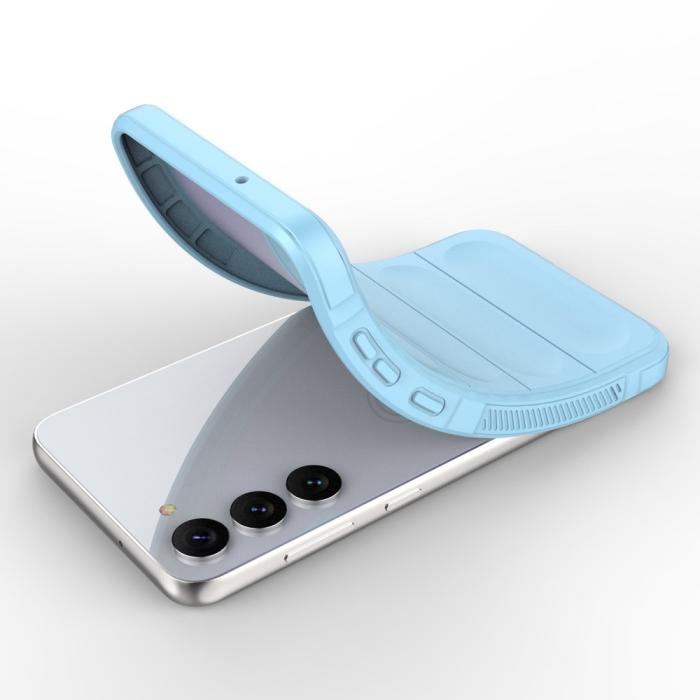 Bild 3,  Samsung Galaxy S23 Plus Skal Magic Shield Ljus Blå - Teknikhallen.se