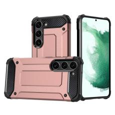  Samsung Galaxy S23 Plus Skal Shockproof Hybrid Armor Ros&eacute;guld - Teknikhallen.se