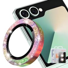 ENKAY ENKAY Samsung Galaxy Z Flip 8 Linsskydd Glitter Flerf&auml;rgad - Teknikhallen.se