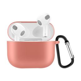  AirPods 3 Skal Silikon Karbinhake Orange - Teknikhallen.se