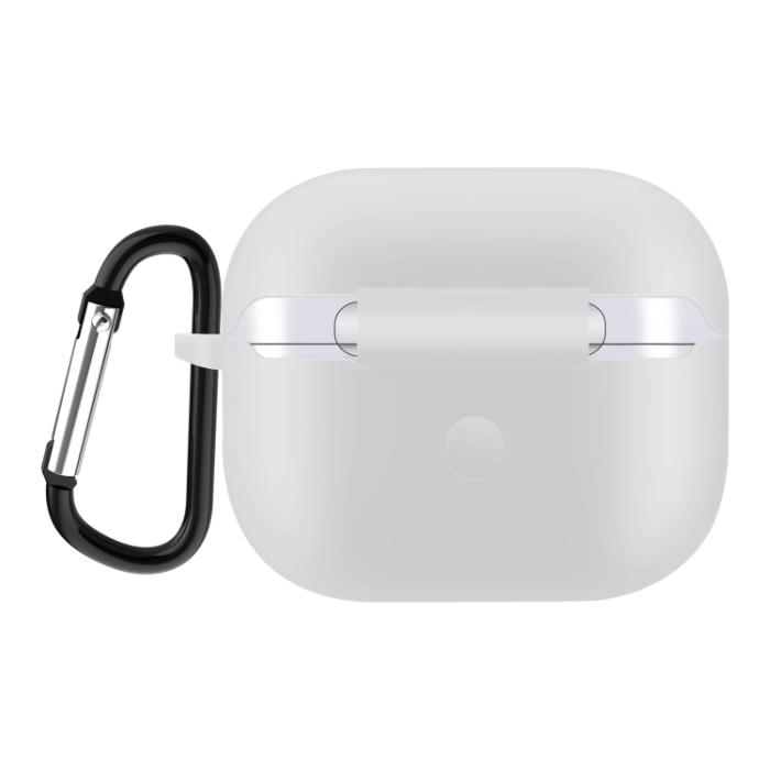 Bild 3,  AirPods 3 Skal Silikon Karbinhake Vit - Teknikhallen.se