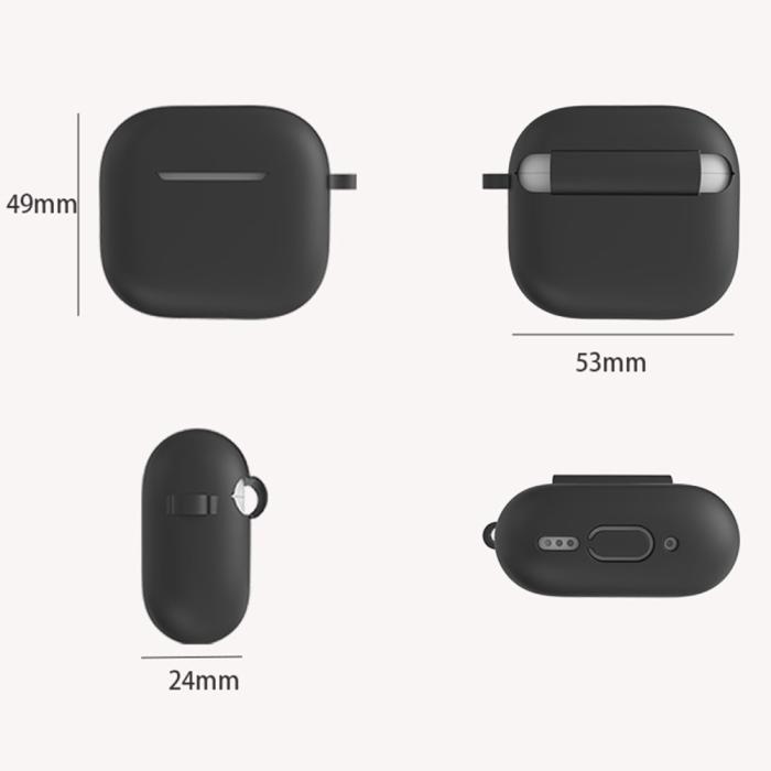 Bild 5,  AirPods 4 Skal Med Karbinhake Inkl. Fodral Grön - Teknikhallen.se