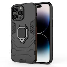  iPhone 14 Pro Skal Hybrid Ring Svart - Teknikhallen.se
