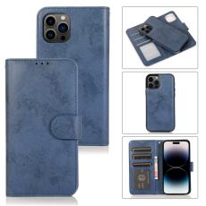  iPhone 14 Pro 2in1 Fodral Magnet / Skal M&ouml;rk Bl&aring; - Teknikhallen.se