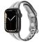  Apple Watch 38/40/41mm CrystalFlex TPU Armband Svart - Teknikhallen.se