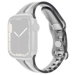  Apple Watch 38/40/41mm CrystalFlex TPU Armband Svart - Teknikhallen.se