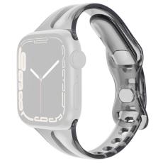  Apple Watch 38/40/41/42 mm CrystalFlex TPU Armband Svart - Teknikhallen.se