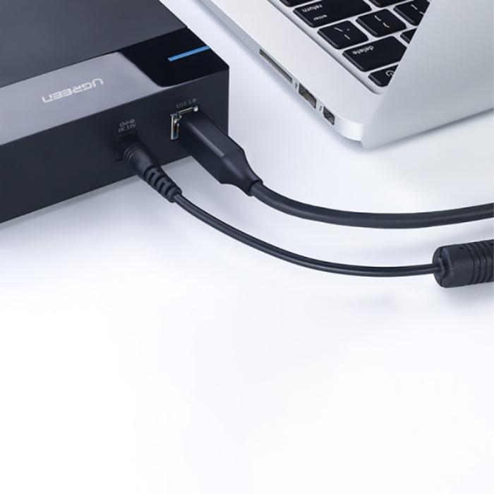 Bild 3, UGREEN UGREEN 1m 5Gbps USB 3.0 Kabel USB-A - 9 pin USB-B Svart - Teknikhallen.se