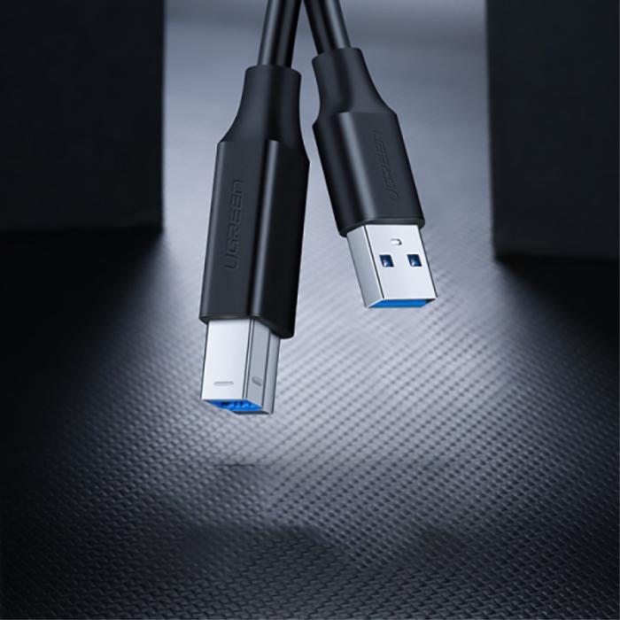 Bild 2, UGREEN UGREEN 2m 5Gbps USB 3.0 Kabel USB-A - 9 pin USB-B Svart - Teknikhallen.se