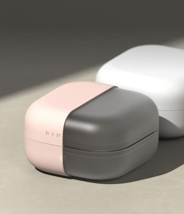 Bild 3, Ringke Ringke Galaxy Buds 4 / 4 Pro Skal Silikon Pink Sand - Teknikhallen.se