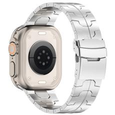  Apple Watch 42/41/40/38 mm Armband Steel Silver - Teknikhallen.se
