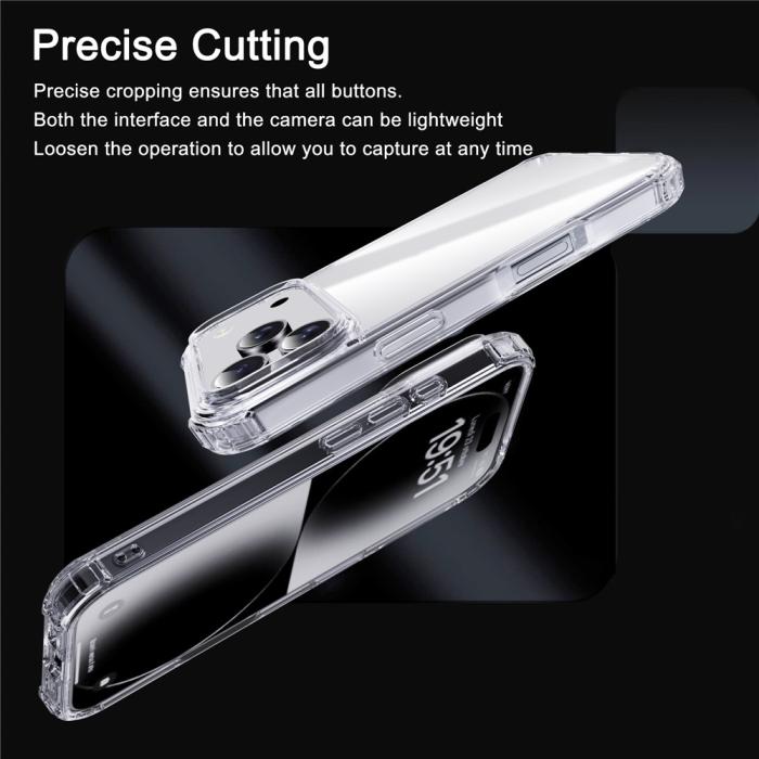 Bild 6, IPAKY IPAKY iPhone 17 Pro Max Skal Shockproof Transparent - Teknikhallen.se