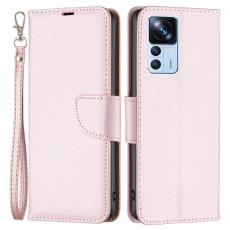  Xiaomi 12T / 12T Pro Fodral Shark Litchi Ros&eacute;guld - Teknikhallen.se