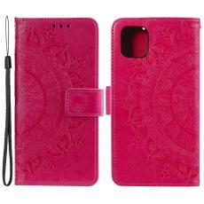  iPhone 13 - Tryckt Mandala L&auml;der Fodral - Rosa - Teknikhallen.se