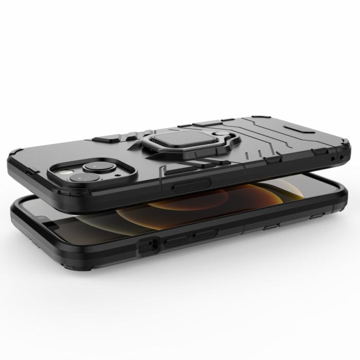 Bild 5,  iPhone 13 - Hybrid Ring Skal - Svart - Teknikhallen.se