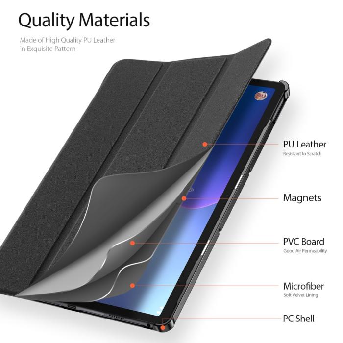 Bild 5, DUX DUCIS DUX DUCIS Lenovo Tab P11 Gen 2 Fodral DOMO Tri-Fold Svart - Teknikhallen.se