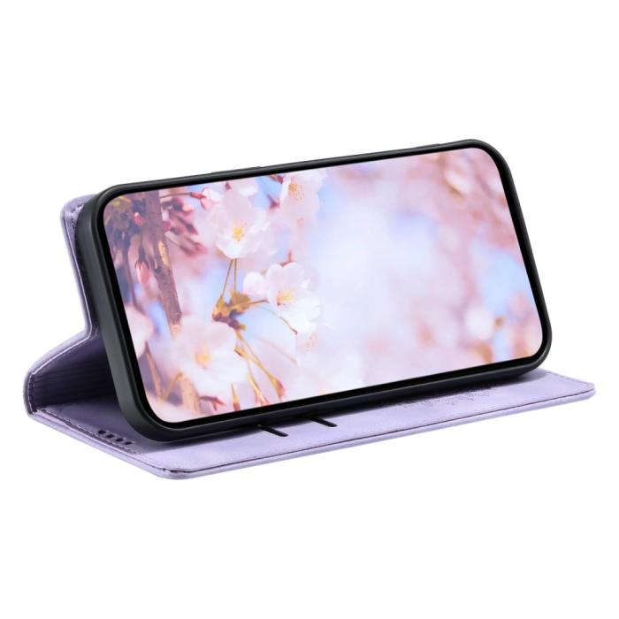 Bild 3,  Xiaomi 14 Fodral Mandala Flip Läder Lila - Teknikhallen.se
