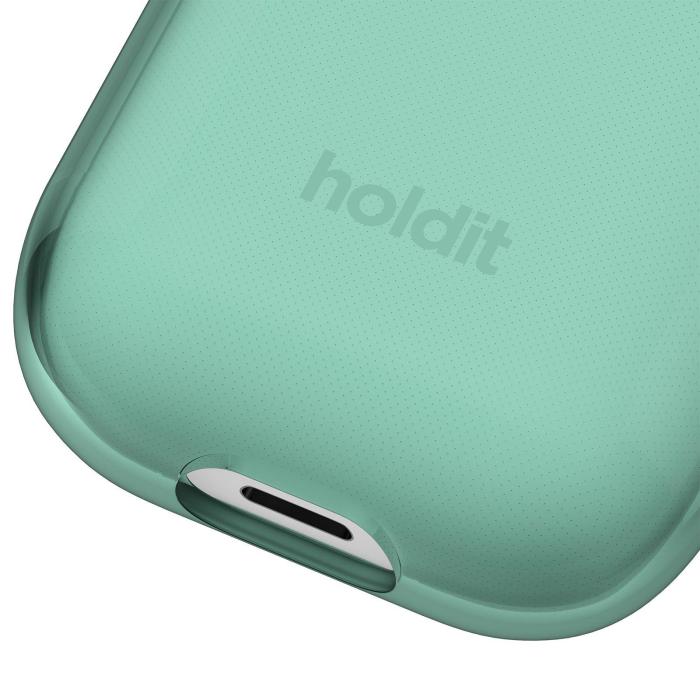 Bild 3, holdit holdit Apple AirPods Nygård Skal Seethru Moss Green - Teknikhallen.se