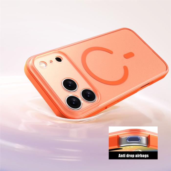 Bild 3,  iPhone 17 Pro Skal MagSafe Skin Feel Frosted Blå - Teknikhallen.se