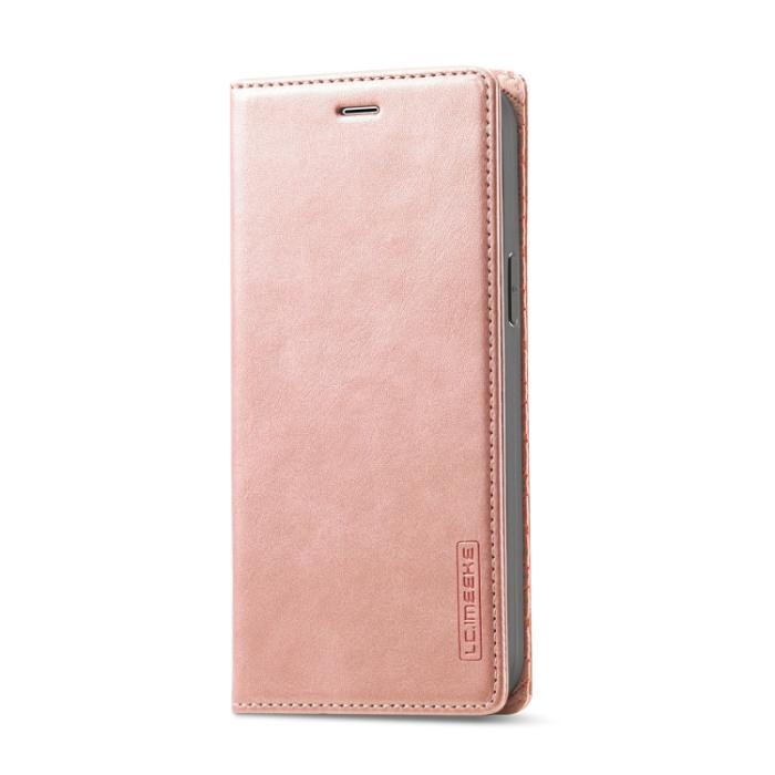Bild 2, LC.IMEEKE LC.IMEEKE iPhone 14 Plus Fodral Flip Roséguld - Teknikhallen.se