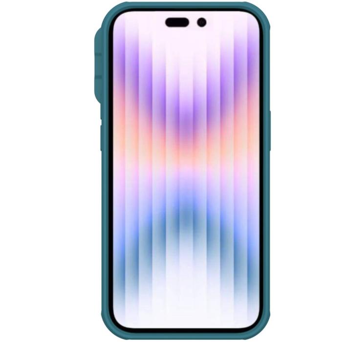 Bild 2, NILLKIN NILLKIN iPhone 14 Pro Max Skal CamShield Pro Blå - Teknikhallen.se