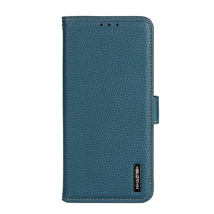 Bild 2, KHAZNEH KHAZNEH Samsung Galaxy S22 Ultra Fodral Litchi Äkta Läder Grön - Teknikhallen.se