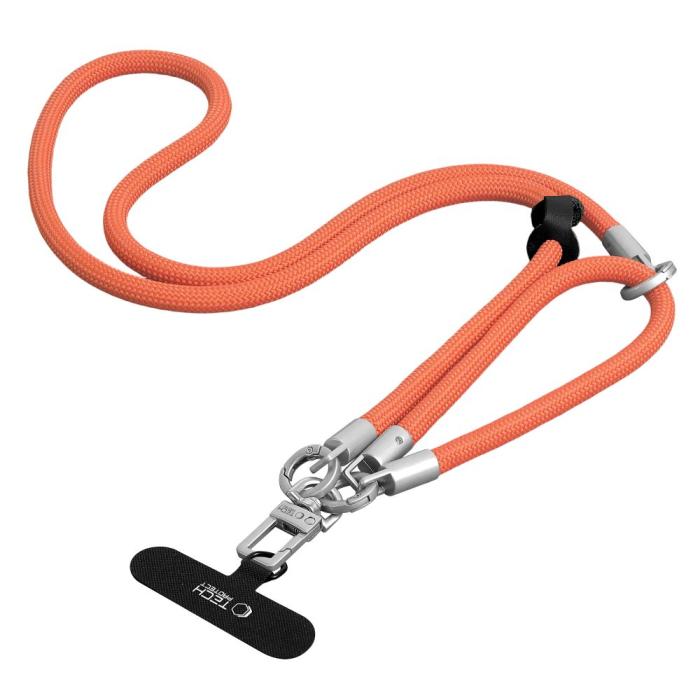 Bild 4, Tech-Protect Tech-Protect Mobilsnöre CrossBody & Wrist Rope Orange - Teknikhallen.se