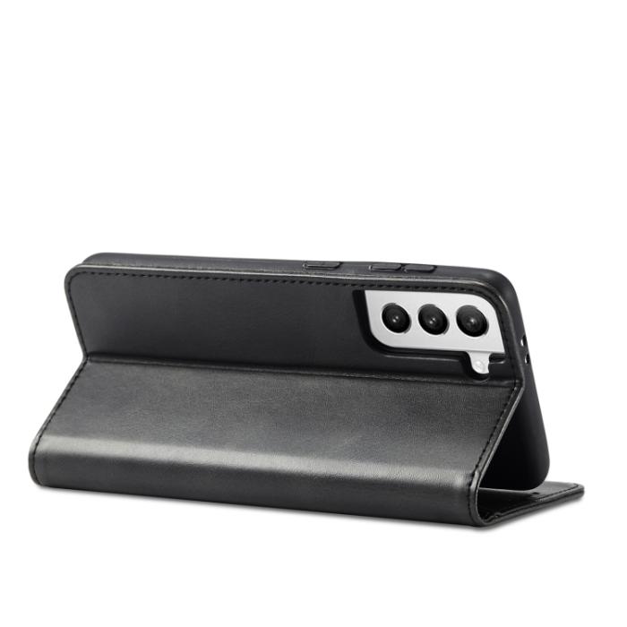 Bild 4,  Samsung Galaxy S21 FE Fodral Flip Läder Svart - Teknikhallen.se