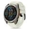 Tech-Protect Tech-Protect Garmin Fenix 5/6/6 Pro/7/8/E 47 mm Armband Silicone Line Titanium - Teknikhallen.se