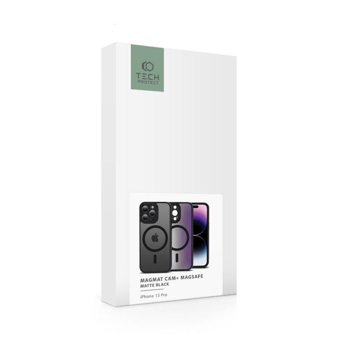Bild 2, Tech-Protect Tech-Protect iPhone 15 Pro Skal MagSafe MagMat Cam+ - Teknikhallen.se