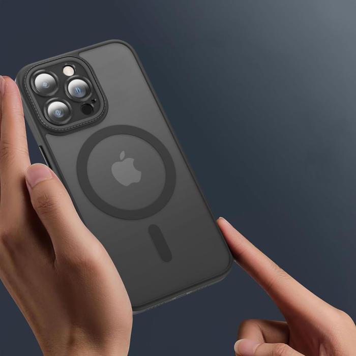 Bild 3, Tech-Protect Tech-Protect iPhone 15 Pro Skal MagSafe MagMat Cam+ - Teknikhallen.se